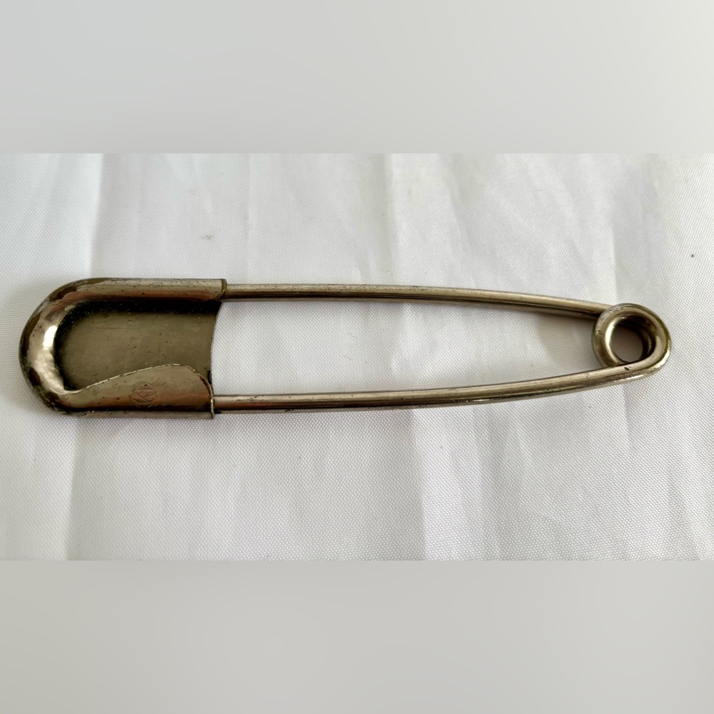 Vintage Large Safety Pin KI Military Horse Blanket